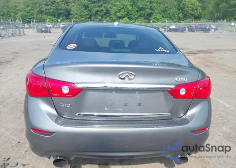 2016 Infiniti Q50 3.0T Premium from USA, damaged, VIN JN1EV7AR5GM343129